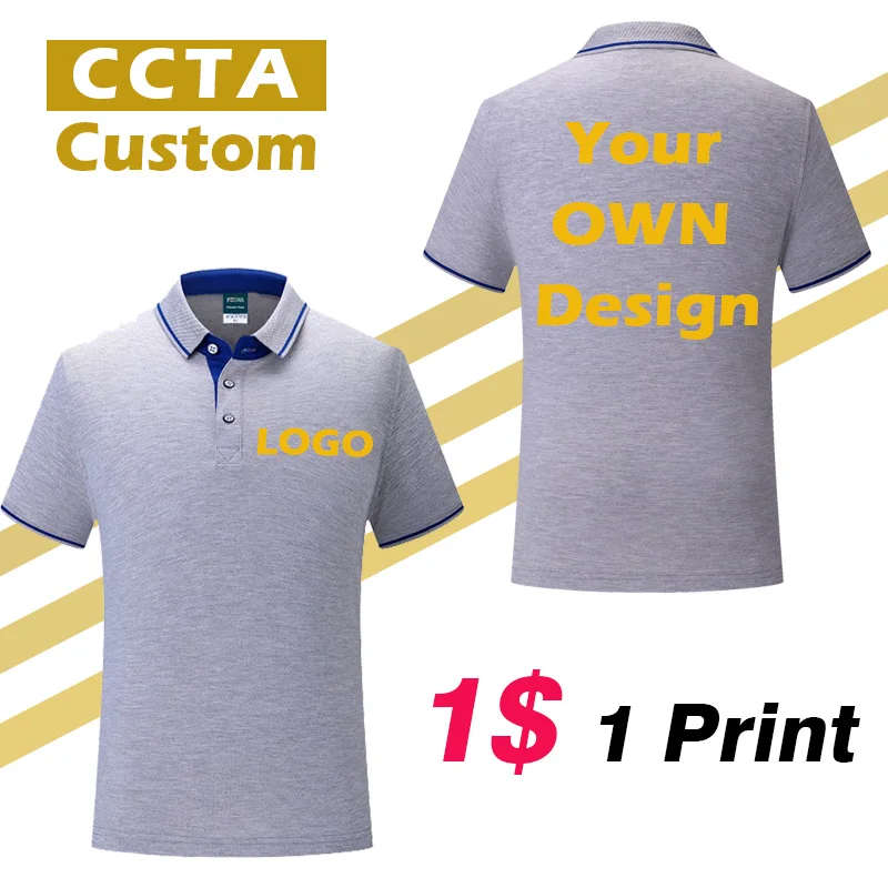 201 Summer High-End Men\'s POLO Shirt Multi-Stylecustom LOGO Custom Top