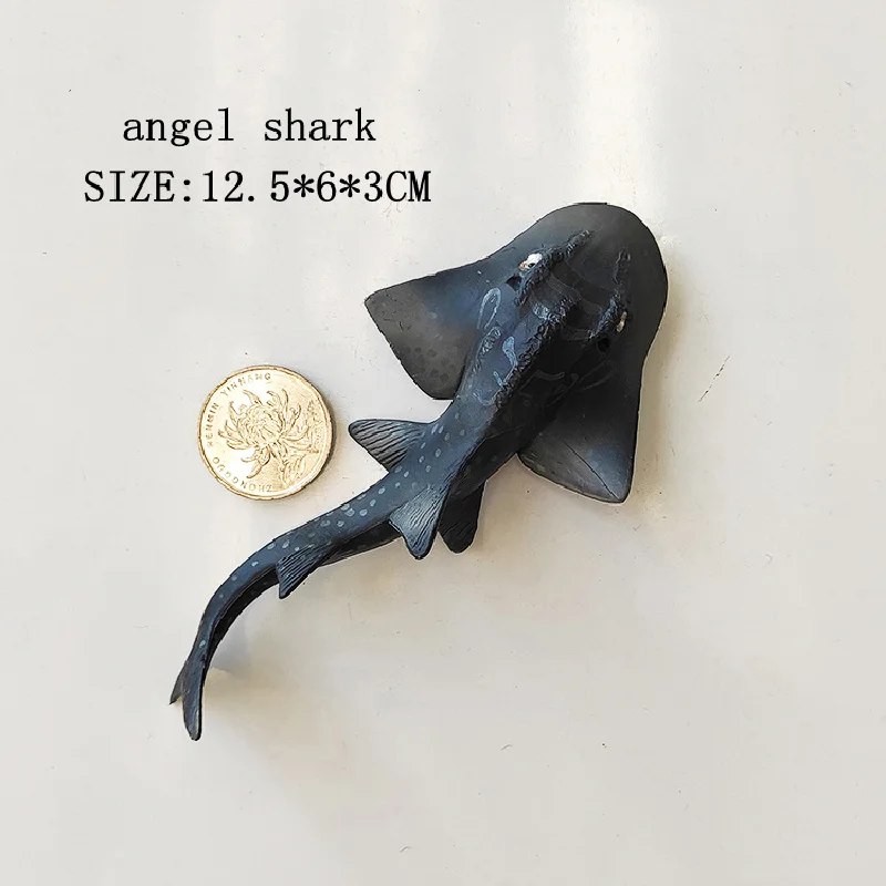 Marine Animal Dolphin Shark Crab Refrigerator Magnetic Sticker Patch Resin Home Furnishings Blackboard Fridge Magnets