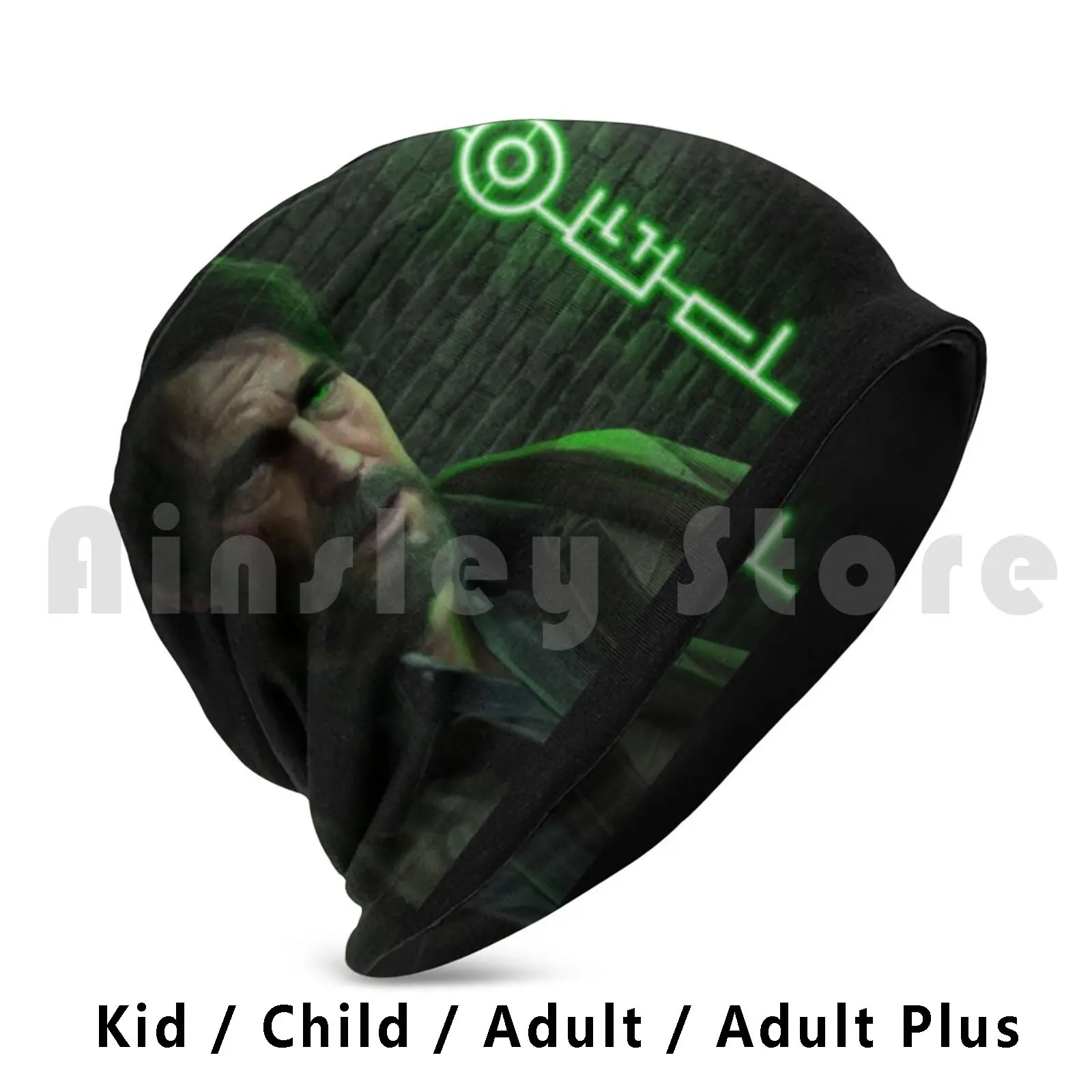 Joel-The Last Of Us Illustration Beanie Hedging Cap DIY Print Cushion Joel Ellie Tlou Pt Ii Last Of Us