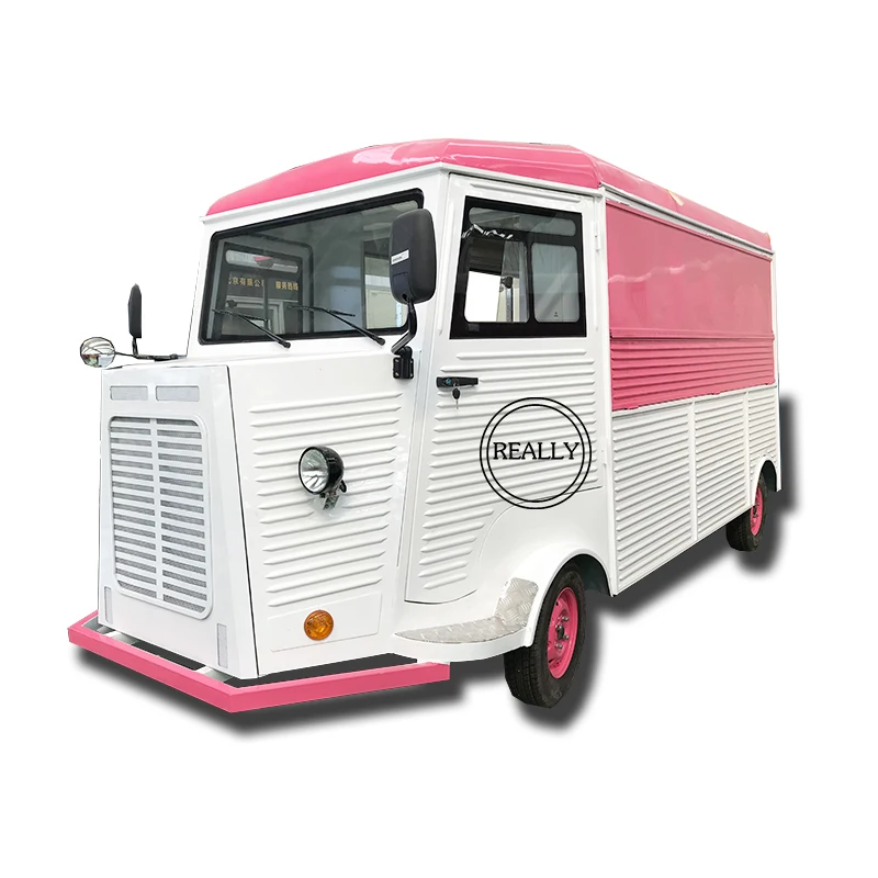 Great Food Truck Ra Electric Vehicle Mobile Mobile Food Cart For Hot Dog Bubble Tea Coffee Ice Cream Vending Car Machine