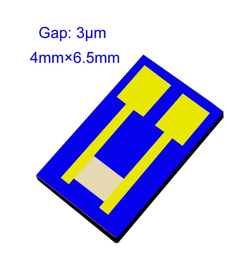 

3um Silicon Substrate Interdigital Electrode Capacitive Array High Precision MEMS Gas Photosensitive Biosensor Chip