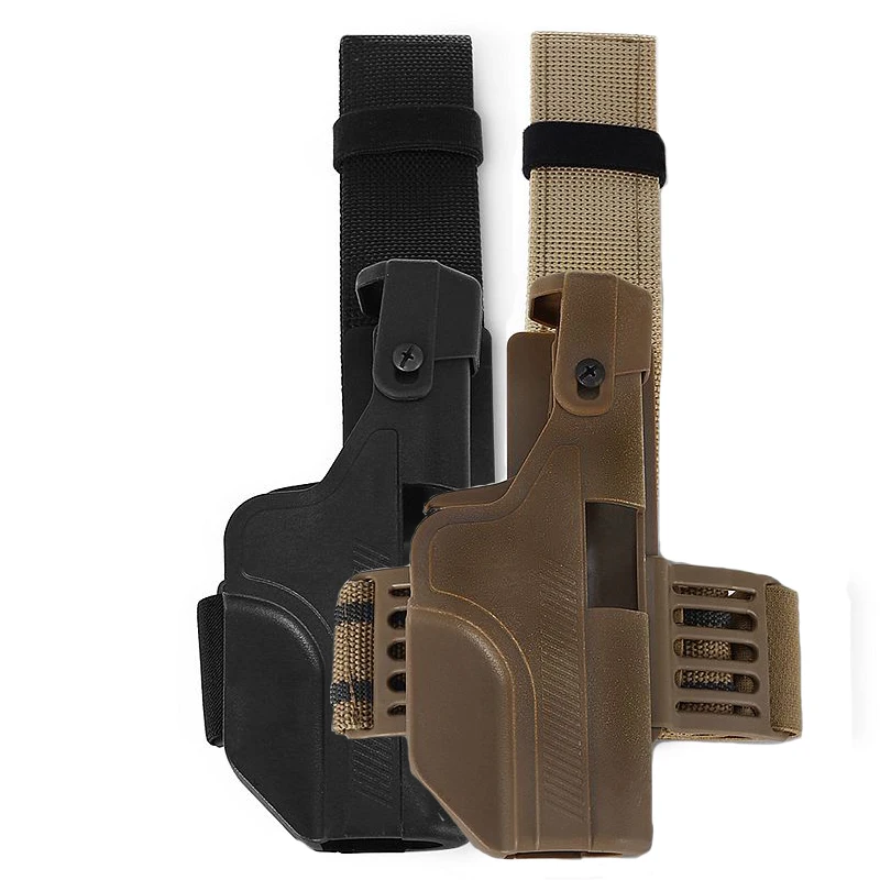 

Tactical Glock 17 19 23 Gun Holster Hunting Airsoft Thigh Leg Holster Right Hand Gun Case Outdoor Shooting Pistol Holster