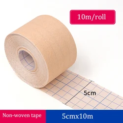 1 rulo 5cm x 10m sarı cilt rengi tıbbi sabitleme olmayan dokuma bant yapışkan nefes alçı yara pansuman sabitleme bandı
