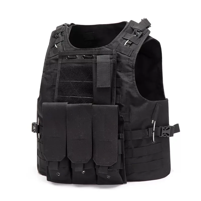 Military Molle Plate Carrier Magazine Airsoft Paintball CS Outdoor Protective Lightweight Vest 600D Hunting Tactical Vest bag