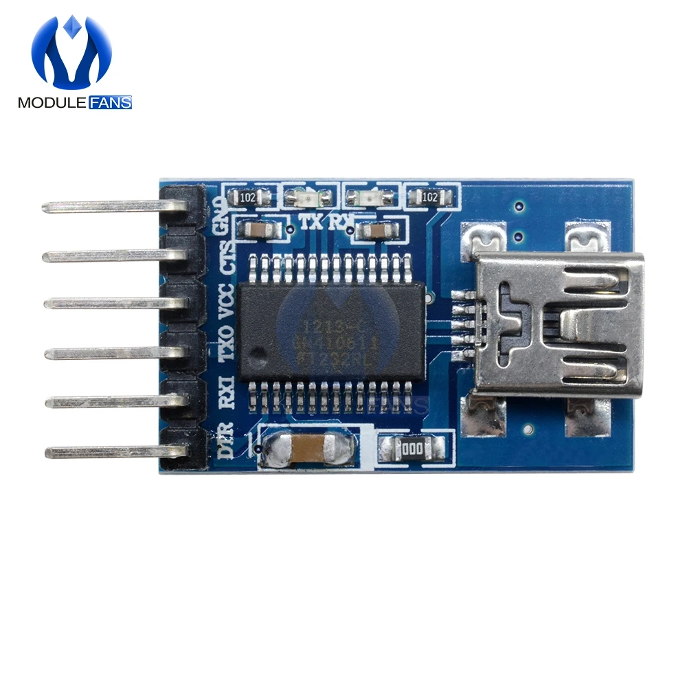 3.3V 5.5V FT232RL FT232 FTDI USB to TTL Serial Adapter Module for Arduino Mini Port Board USB TO RS232 Pro Mini