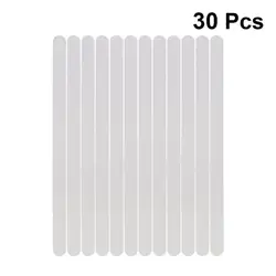 30pcs Anti Slip Strips Transparent Shower Stickers Shower Treads Non Slip Strips for Clear Waterproof Tapes Showers Stairs