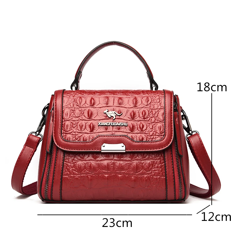 Designer Crocodile Pattern Leather Shoulder bags Fashion Luxury Brand Women Handbags New High Quality Female Messenger Totes Sac