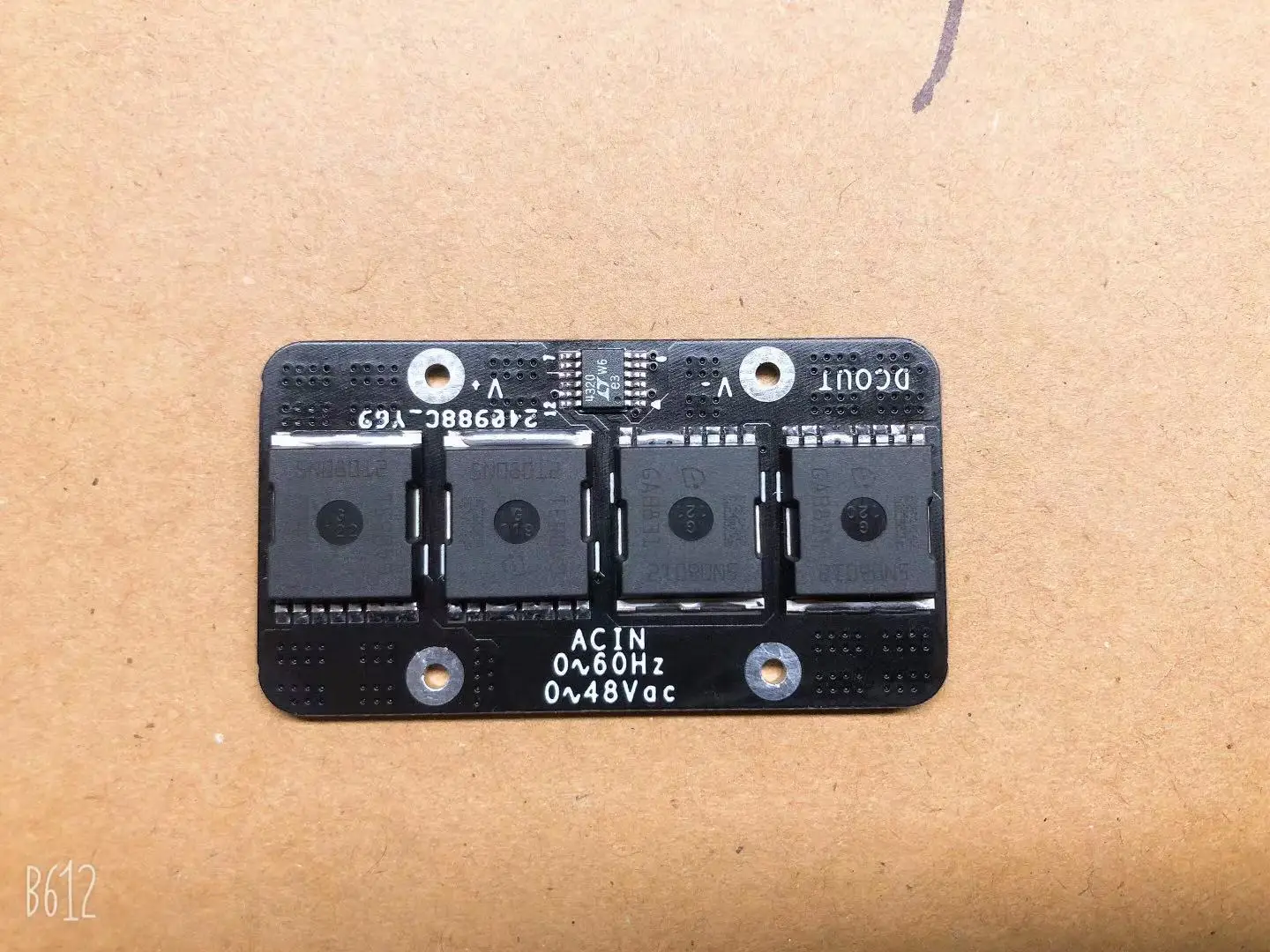 

Ideal diode rectifier bridge LT4320+IPT012N08N5