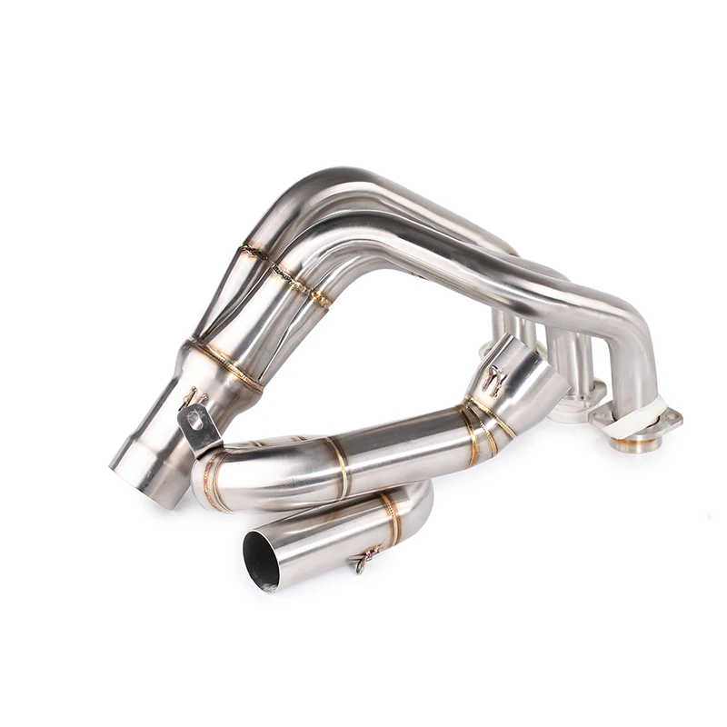 Escape  Motorcycle Head  Connect Tube Front Link Pipe Stainless Steel Exhaust System For Yamaha MT09 Until 2019