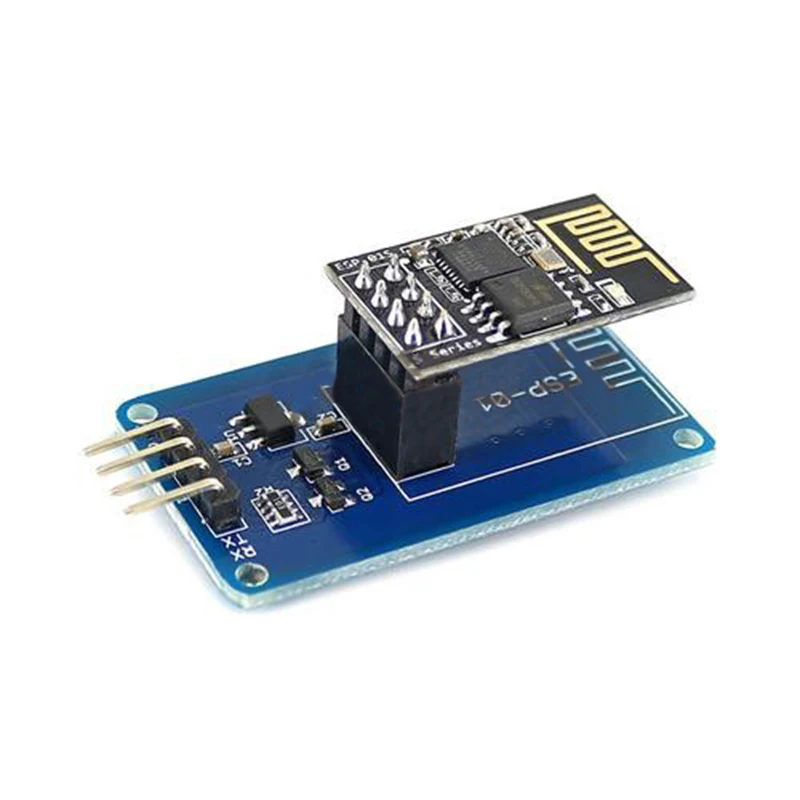 

ESP8266 ESP-01 Serial WiFi Wireless Adapter Module 3.3V 5V Esp01 Breakout PCB Adapters Compatible For arduino