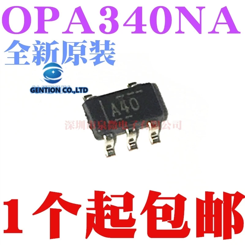 10PCS หน้าจอการพิมพ์ A40 OPA340NA / 3 K OPA340 SOT23-5ในสต็อก100% ใหม่และต้นฉบับ