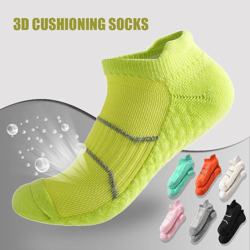 Professional Thicken Winter Sports Socks Towel Bottom 3D Cushioning Sweat Absorbent Breathable Cycling Running Gym Socks