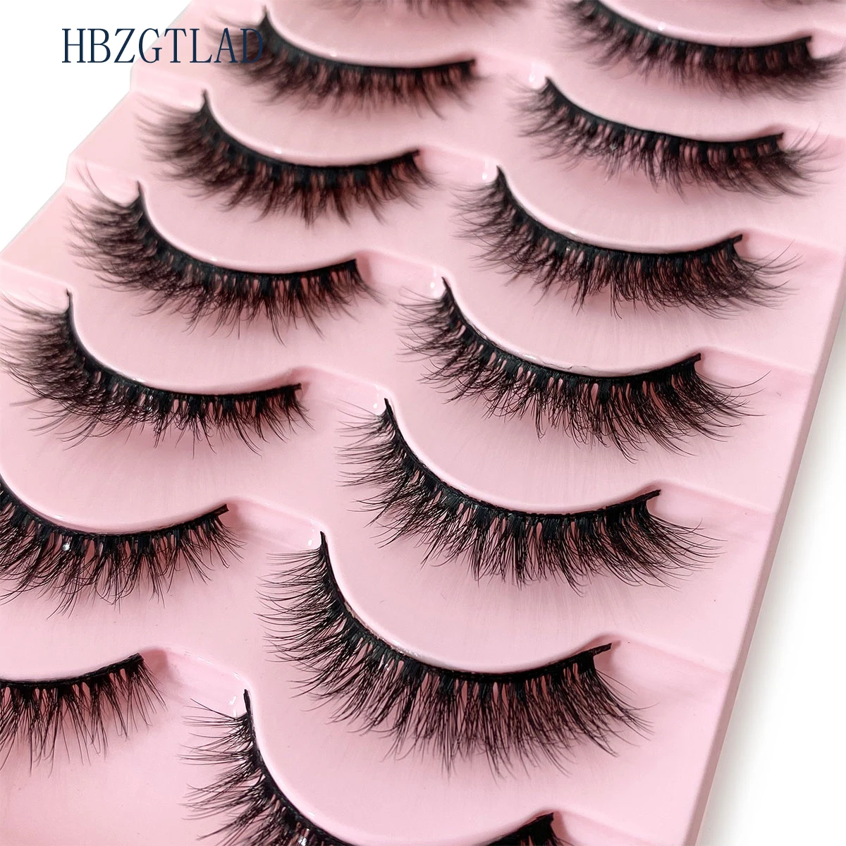 NEW 10Pairs/Pack Real 3D Mink Fake Eyelashes False Eyelashes Mink Lashes Soft Natural Eyelash Extension Lashes Makeup Cilios