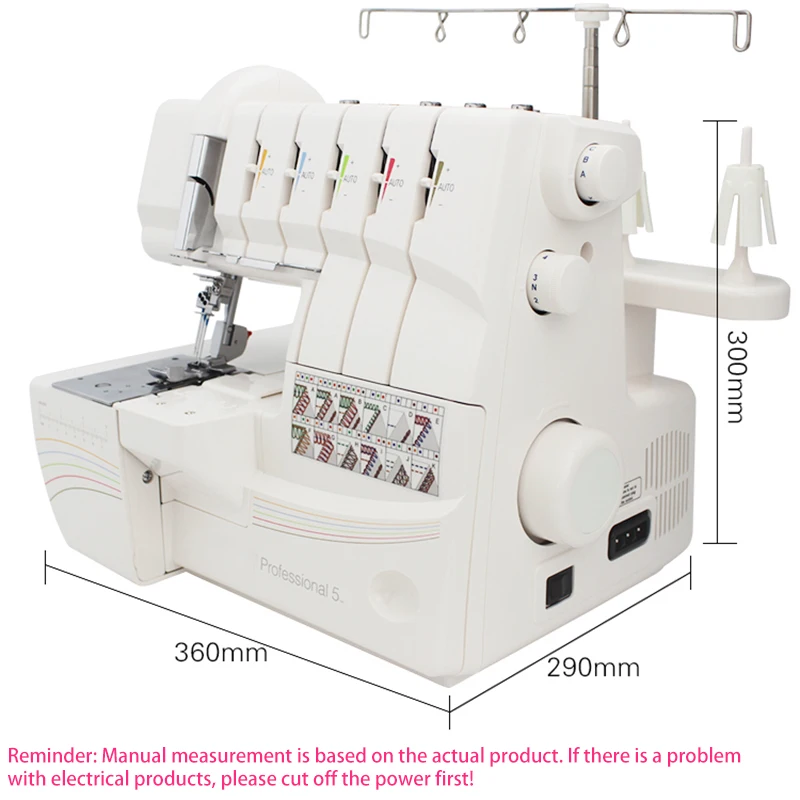 

Household Sewing Overlocking And Interlock Sewing Machine Overlock Sewing Machine Three-Needle Four-Thread Sewing Machine Table