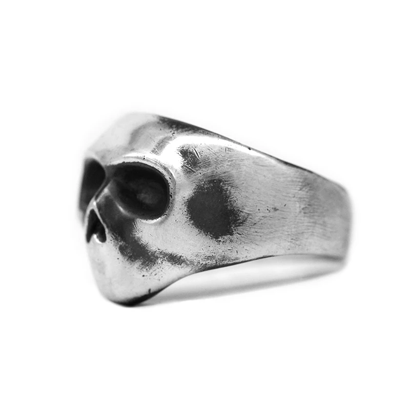 

BEM HI BEN Men's Women's Skull ring 925 sterling silver Original design Hand made dark punk biker