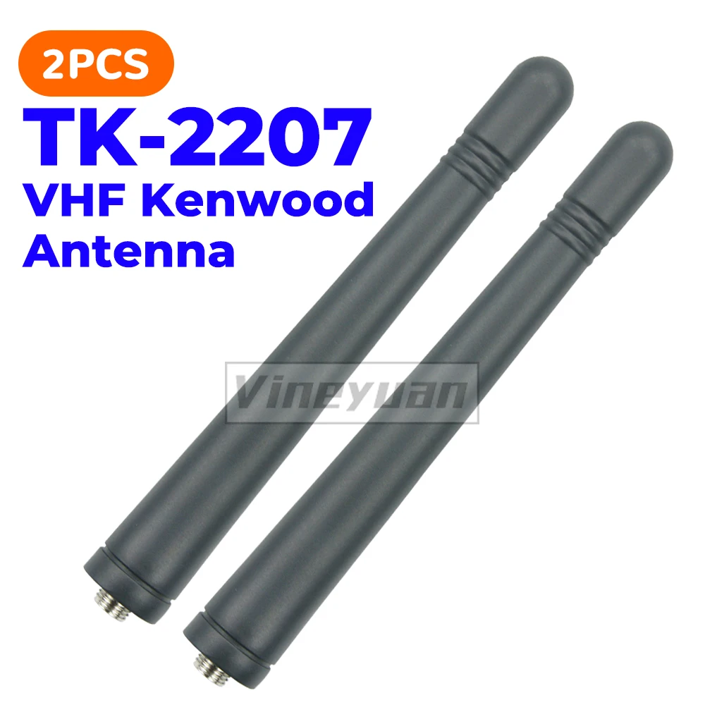 2pc136-174Mhz VHF Helical Antenna for Kenwood TK2107 TK2206 TK2207 TK2212 TK2118 TK2260 TK2280 TK2300 Radios SMA Female Antenna