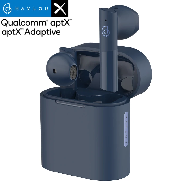 Haylou MoriPods HiFi TWS Earphones Apt Adaptive AAC Headphones Qualcomm QCC3040 Bluetooth V5.2 Earbuds 4 Mics Noise Reduction