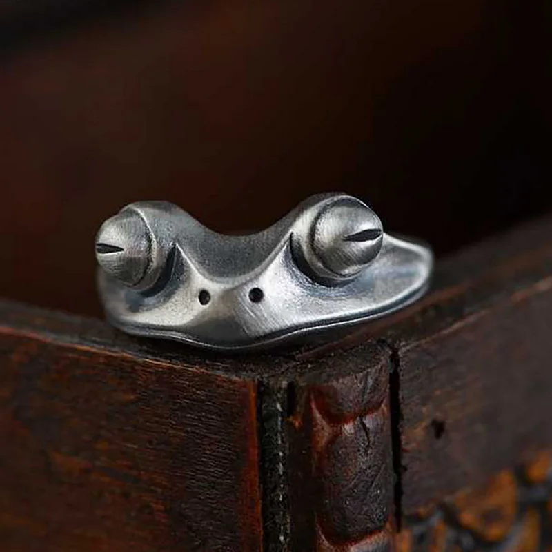 Vintage Chic Katzen-Tier-Knöchelringe für Frauen, Charmante Gothic Punk Frosch-, Hasen-, Oktopus-Offene Fingerringe, Modeschmuck – Detail 34