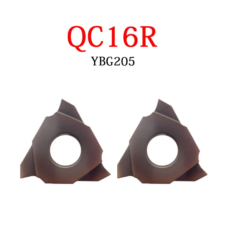 

QC16R QC22R QC16R150 QC16R175 искусственная резьба YBG205 карбидные вставки CNC для нержавеющей стали