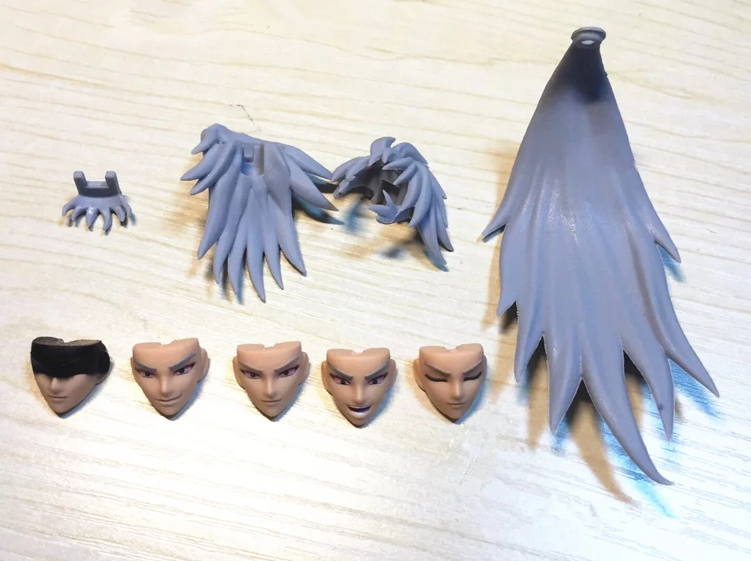 XC GT Saint Seiya Cloth Myth Ares piezas de cabeza 6 caras para EX Gold Ares Saga modelo S015