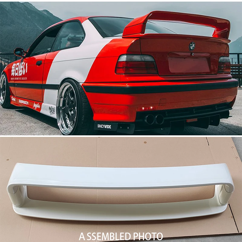 1990-2002 For BMW E36 M3 GT Style high quality ABS  Rear Spoiler E36 Series 3 coupe DIY paint by E36 spoilers