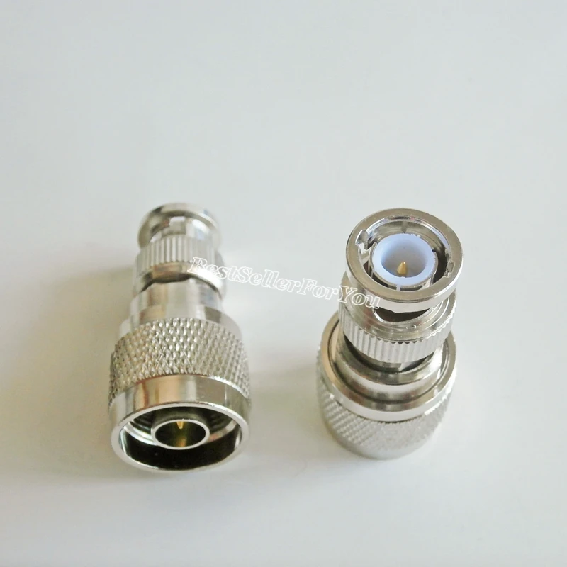 1Pcs N Type Male Plug Connector Bnc Stekker Rechte Rf Coaxiale Connector Koper Adapter