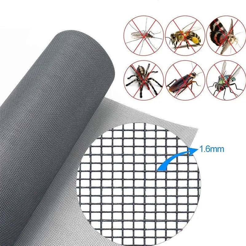 Anti Mosquito Window Screen Door Net, DIY Mesh, Insect Screen Door, Mosquito Net of Window, Dust-proof Curtains, Household Decor