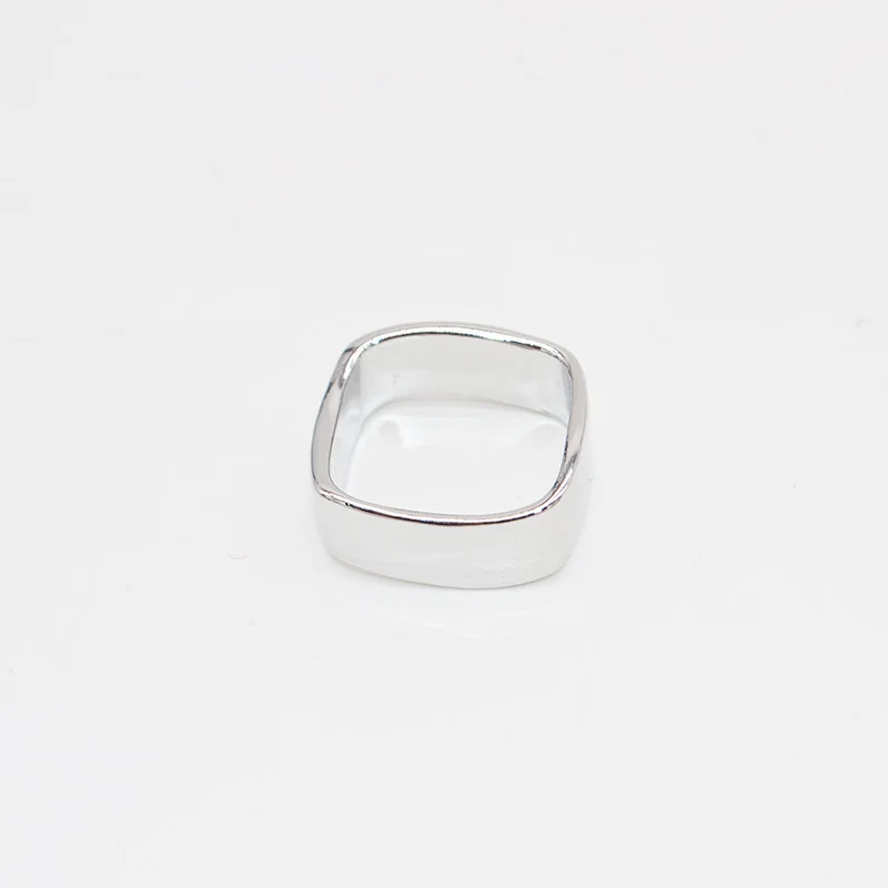 Ambi Ring (Silver/Black) Magic Tricks Circle Square Magia Magician Accessories Close Up Street Optical Illusion Gimmick Props