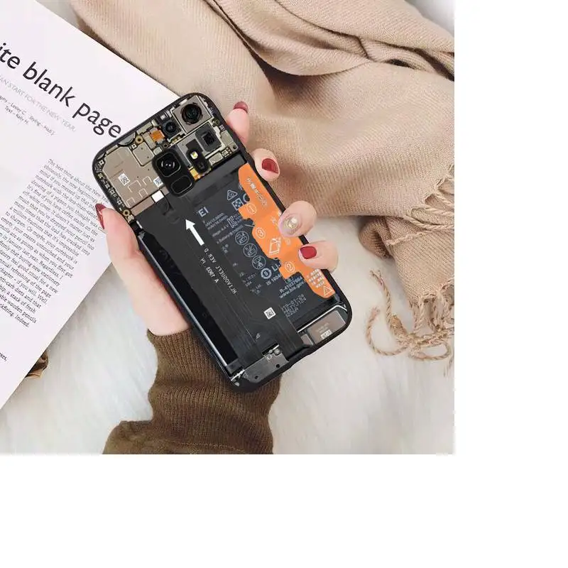 Motherboard Circuit Board Phone Case For Samsung Galaxy S20 S10 Plus S10E S5 S6 S7edge S8 S9 S9Plus S10lite 2020