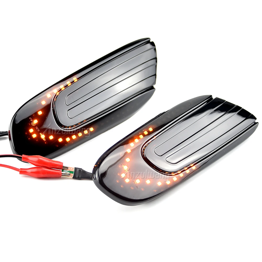 2 Stuks Amber Dynamische Vloeiende Led Side Marker Richtingaanwijzer Sequential Blinker Lamp Voor Mini Cooper F55 F56 F57