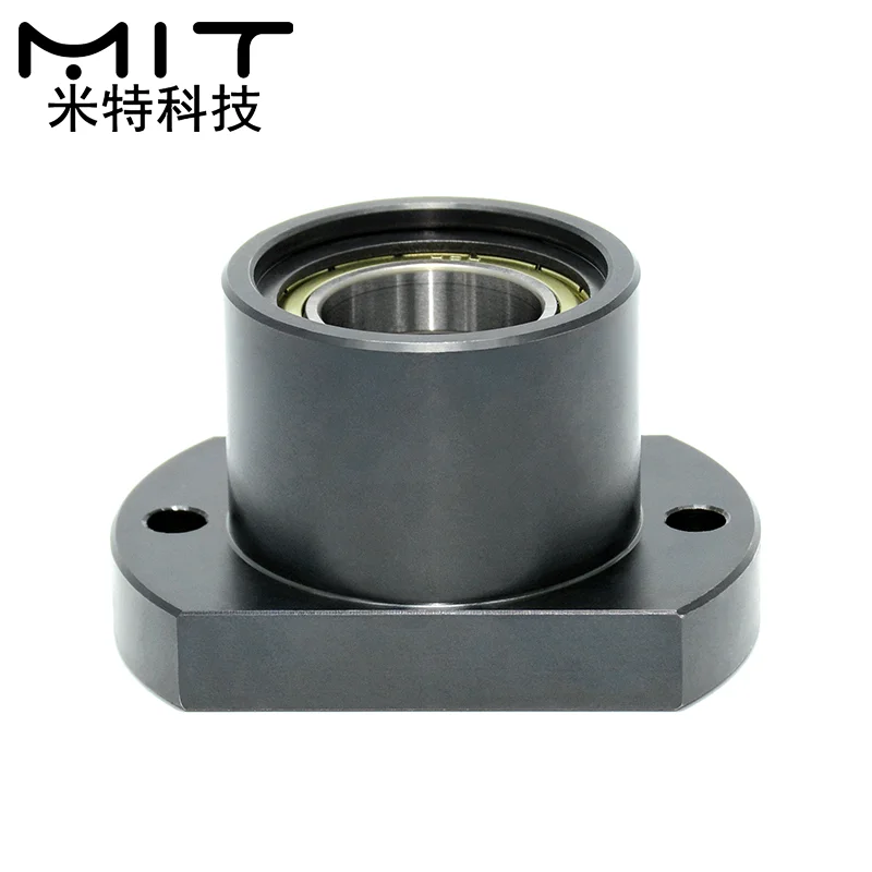 Square Carbon steel bearing with house Circular flange bushing type bearing seat bearing support double bearing seat positioning