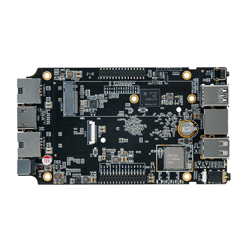 ROC-RK3568-PC เปิดเมนบอร์ด Rockchip RK3568 DevelopBoard NPU ปัญญาประดิษฐ์ Edge Computing การควบคุมอุตสาหกรรม