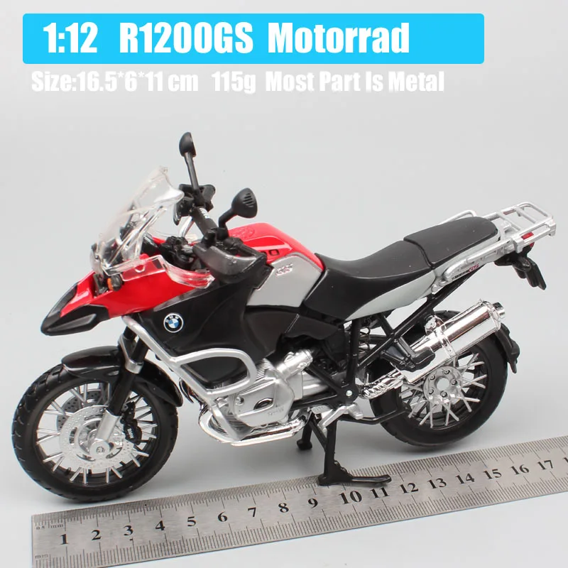 1:12 Scale R1200GS Motorrad Motorcycle Metal Sport Diecasts & Toy Vehicles R 1200 GS Motorbike Miniatures Maisto of kids boys