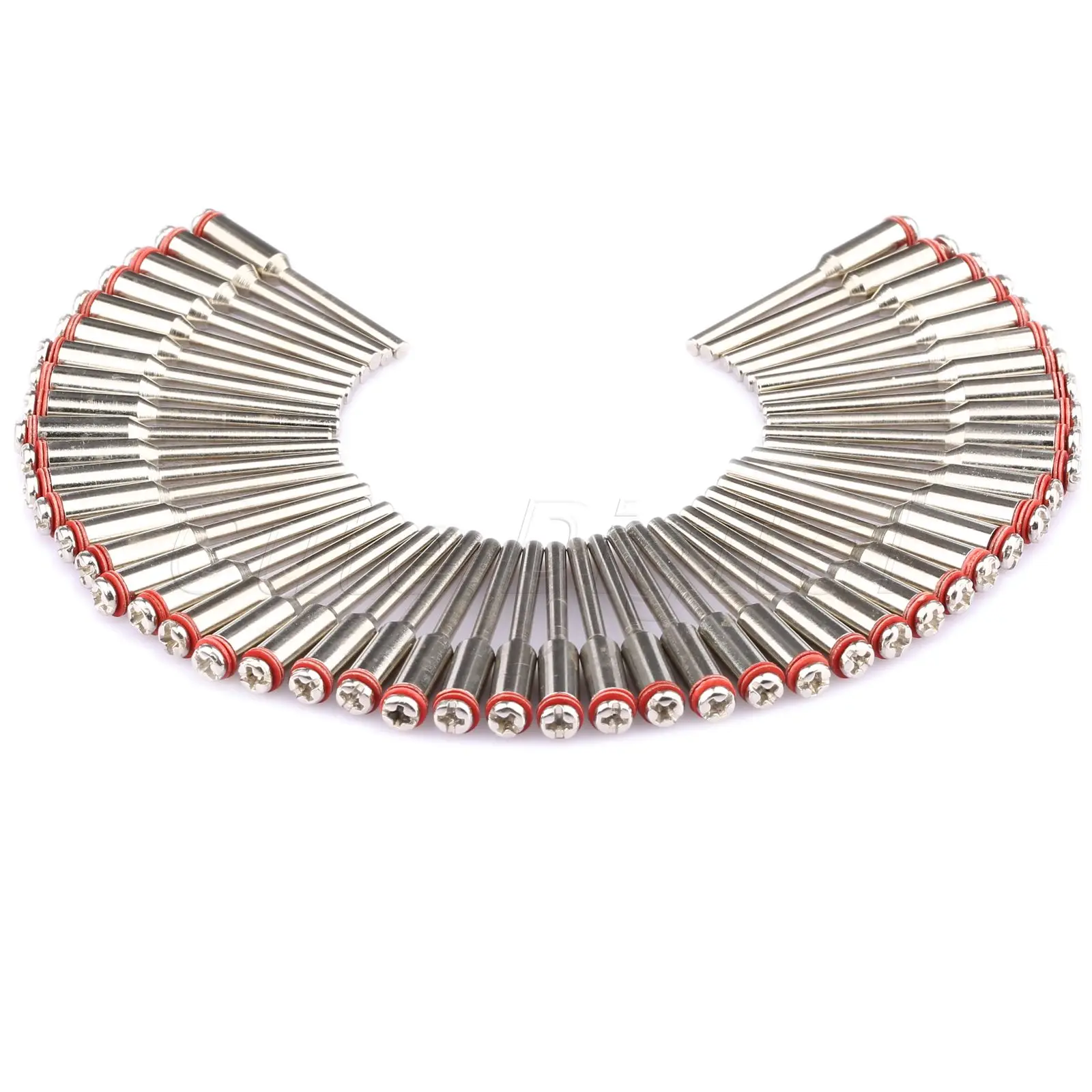 50/100pcs mandrini a disco diamantato portautensili per utensili rotanti accessori Dremel