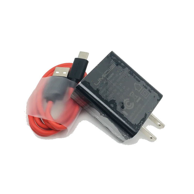 Original US Plug For UMIDIGI Bison/F1/F1 Play/F2 Fast Charger Power Adapter+USB Cable