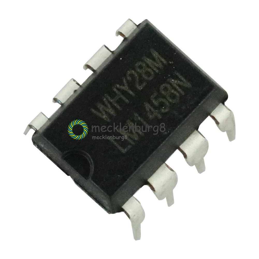 10PCS LM1458N LM1458 1458 IC DUAL OPERATIONAL AMPLIFIER