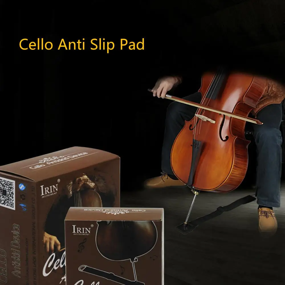 

IRIN Cello Anti Slip Pad Stringed Instrument Accessories Cello Support Non Slip Strap Endpin Stopper Musical Instrument Parts