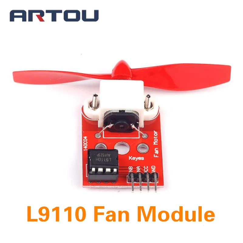 5V L9110 Fan Motor Module Fan Propeller Firefighting Robot for Arduino DIY