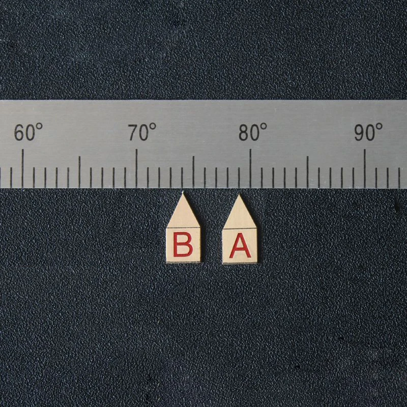 1PC Scale Pointer Ruler Arrow Equipment Measuring  Middle Line Zero Line Indicator Needle Zero Arrow Sign Letter A-E Pointer