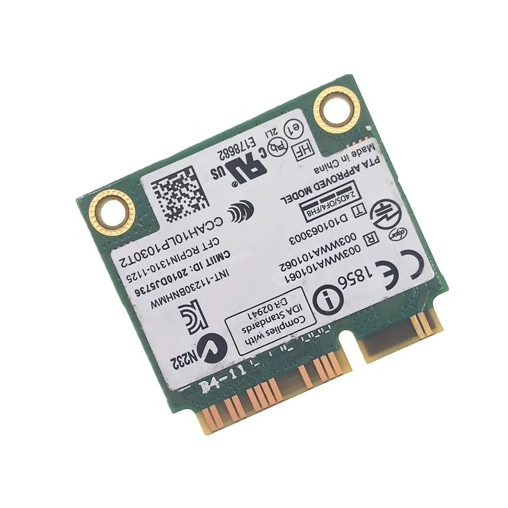 Wlan Wireless-N 130 wifi Support Bluetooth Adapter Mini PCI-E 802.11n Wifi Card for Intel Centrino 130BNHMW
