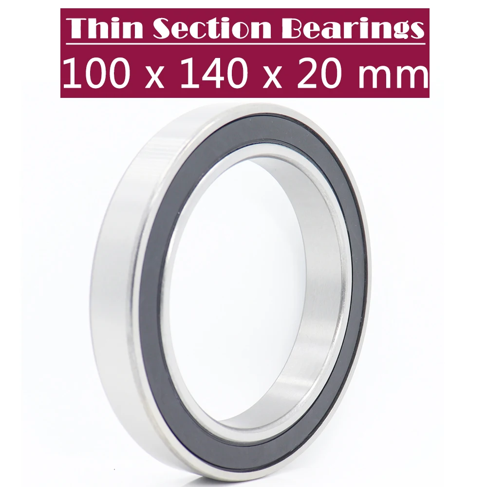 

6920 2RS Bearing ( 1 PC ) 100*140*20 mm Metric Thin Section Bearings 61920RS 6920RS