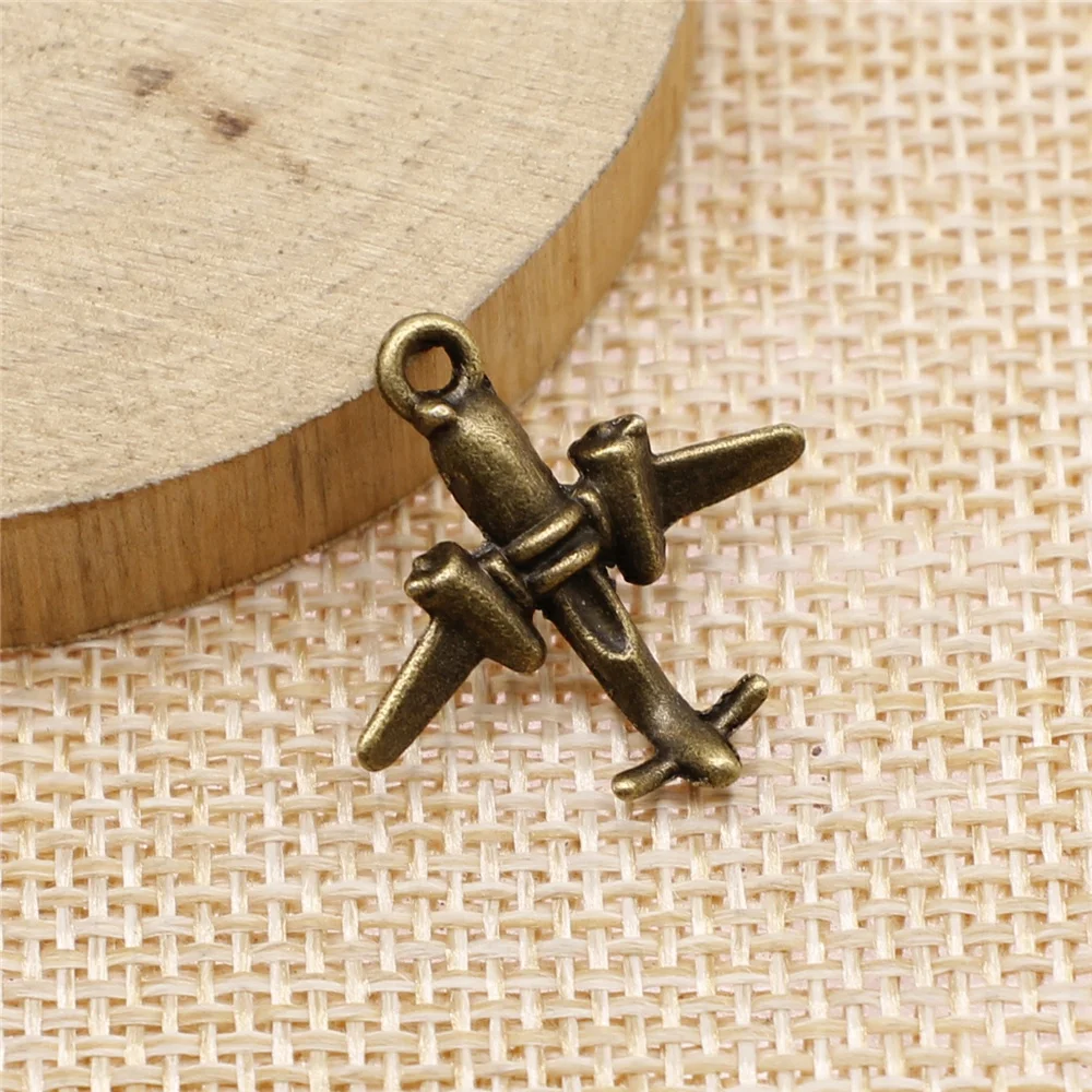 free shipping 54pcs 21x21mm antique bronze fighter charms diy retro jewelry fit Earring keychain hair card pendant accessories