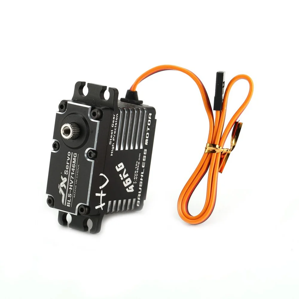 Waterproof JX Servo BLS-HV7146MG  46KG Brushless Standard 8.4V Steel Gear Alum for 1/5 RC car truck Crawler helicopter Robot