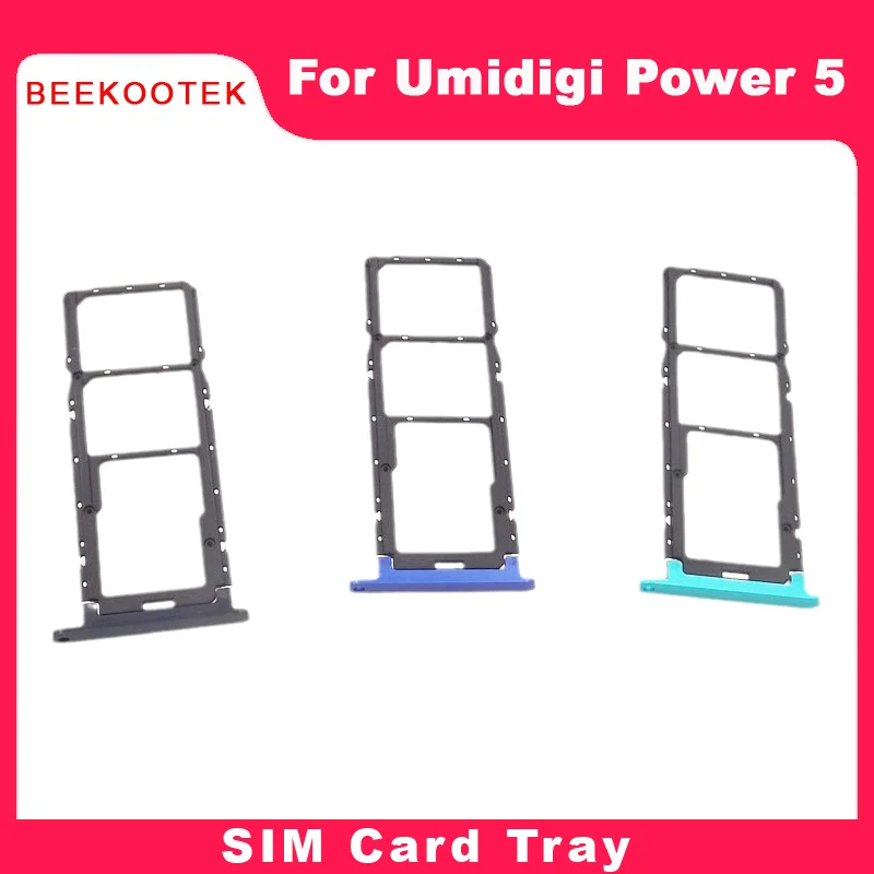 

New Original Power 5 Card Tray SIM Card Tray Sim Card Slot Holder Repair Replacement Accessories For UMIDIGI POWER 5 Smart Phone