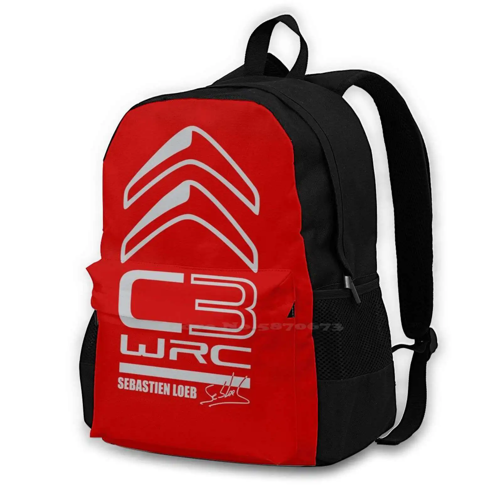 C3 Wrc Sebastien Loeb Large Capacity Fashion Backpack Laptop Travel Bags C3 Wrc Sebastien Loeb Loeb Loeb C3