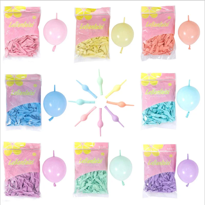 

6/10/12 Inch Macaron Pink Latex Balloon Needle Tail Wedding Birthday Party Decoration Kids Globos Rose Gold Confetti Baby Shower