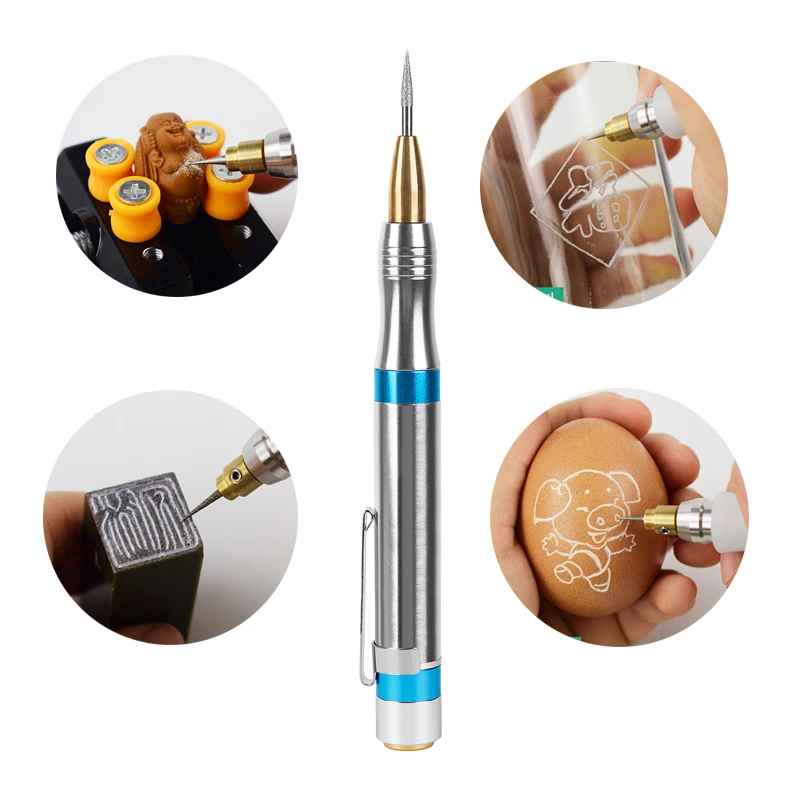 Miniแกะสลักปากกา60W 33000Rpmไฟฟ้าGrinder SanderขัดแกะสลักDIY Engraverแกะสลักเครื่องมืออุปกรณ์เครื่องมือ