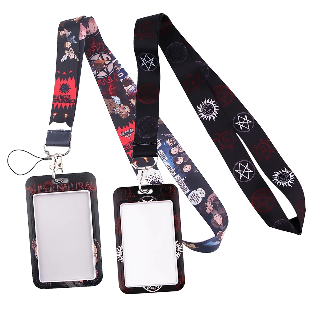 YL179 New Supernatural Key Lanyards for Key Neck Strap For Card Badge Holder Gym Key Chain DIY Hang Rope Friends Kids Gifts