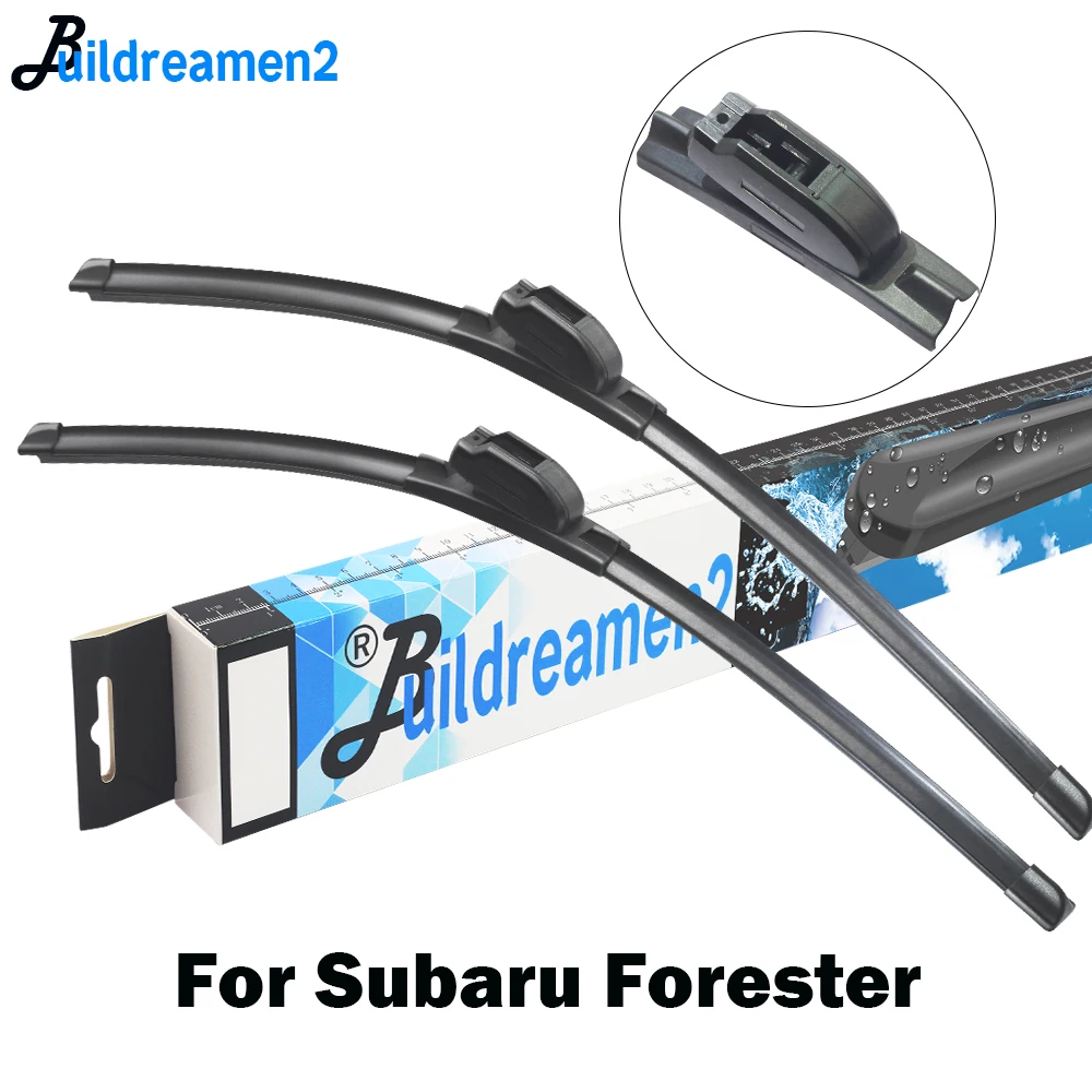 

Buildreamen2 2 Pieces Car Styling Wiper Blade Rubber Front Windscreen Wiper For Subaru Forester 1997-2018