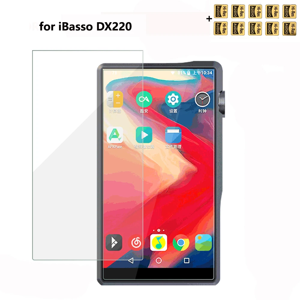 for iBasso DX320 DX300 DX240 DX220 DX200 DX170 DX150 9H Premium Protective Tempered Glass Screen Protector Front Film